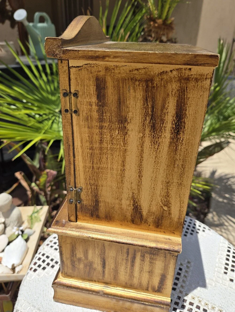 Vintage Florentine Style Jewelry Armoire